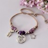 Preciosa pulsera personalizada con los nombres de los niños | Dcorazón