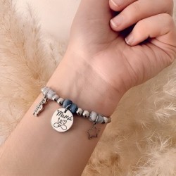 Preciosa pulsera personalizada con los nombres de los niños | Dcorazón