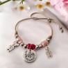 Preciosa pulsera personalizada con los nombres de los niños | Dcorazón