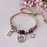 Preciosa pulsera personalizada con los nombres de los niños | Dcorazón