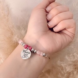 Preciosa pulsera personalizada con los nombres de los niños | Dcorazón