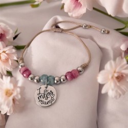 Preciosa pulsera personalizada con los nombres de los niños | Dcorazón