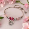 Preciosa pulsera personalizada con los nombres de los niños | Dcorazón