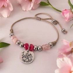 Preciosa pulsera personalizada con los nombres de los niños | Dcorazón