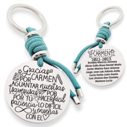 Regalos para profesores, llavero personalizado | Creasentidos