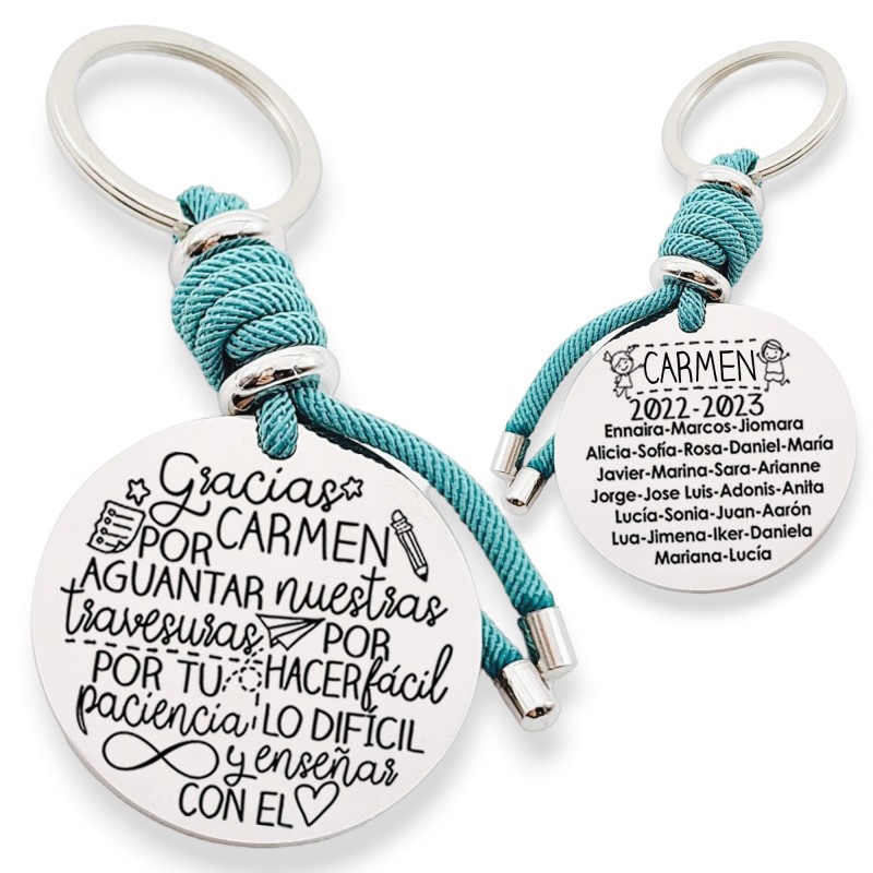 Regalos para profesores, llavero personalizado | Creasentidos