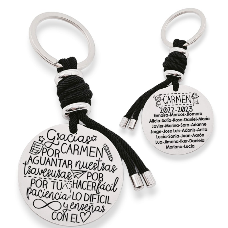 Regalos para profesores, llavero personalizado | Creasentidos