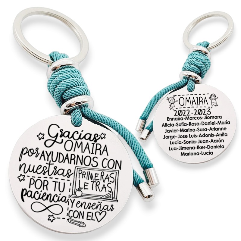 Regalos para profesores, llavero personalizado | Creasentidos