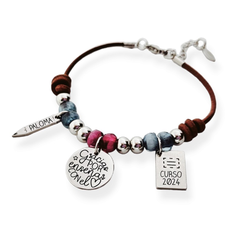Pulsera para profesora | Dcorazón