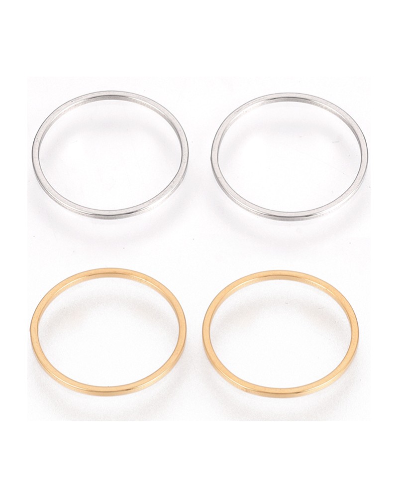 Conector circular material para pulseras| Creasentidos