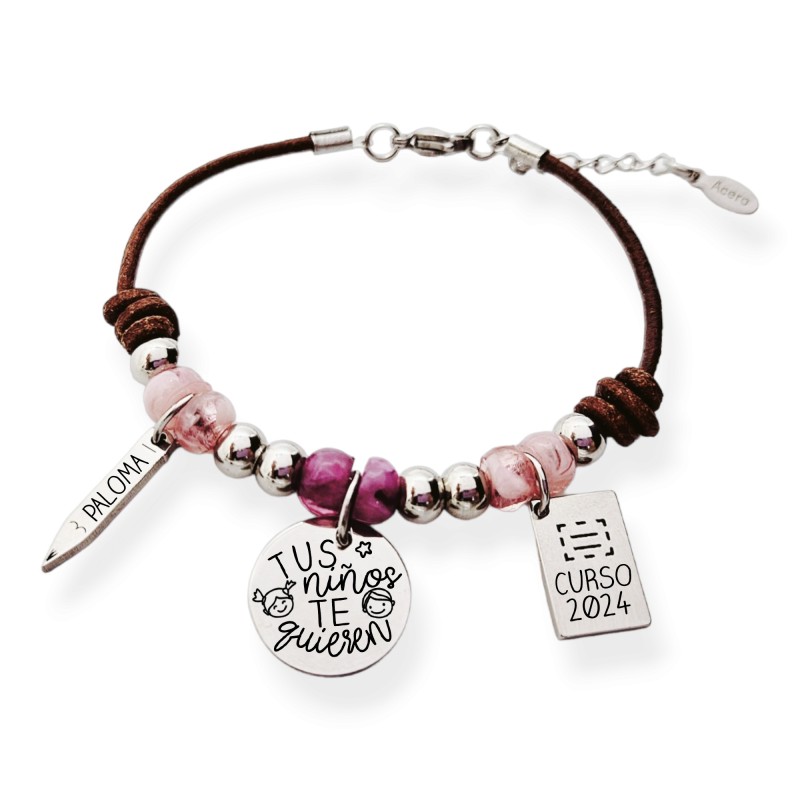 Pulsera para profesora | Dcorazón