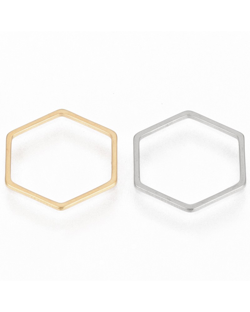 Conector hex├ígono material para pulseras| Creasentidos