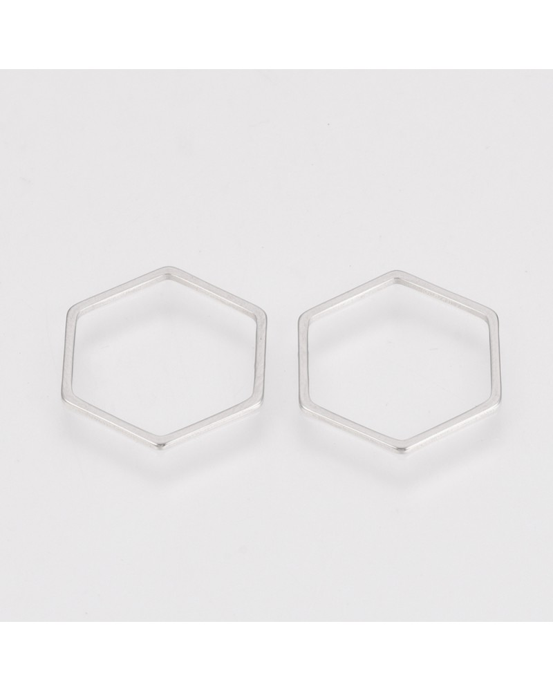 Conector hex├ígono material para pulseras| Creasentidos