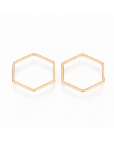 Conector hex├ígono material para pulseras| Creasentidos