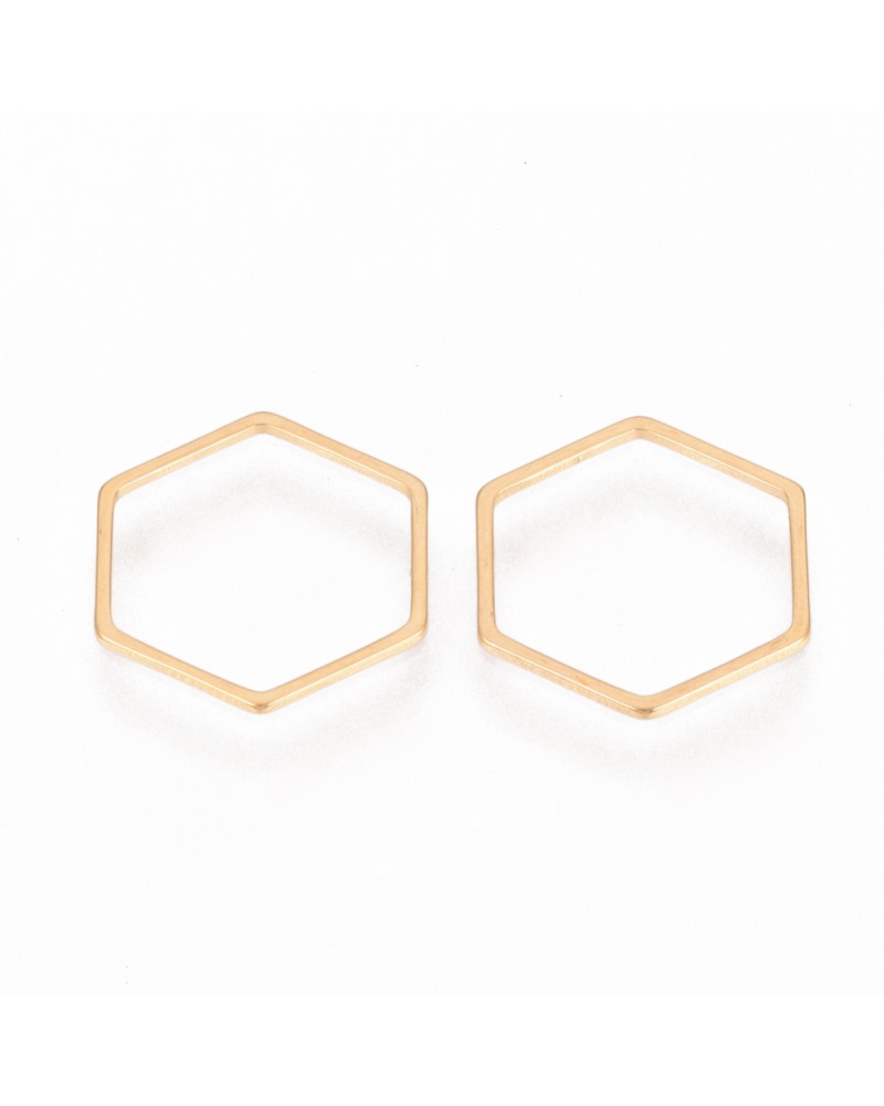 Conector hex├ígono material para pulseras| Creasentidos