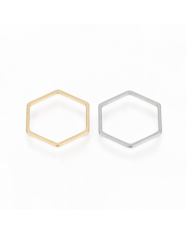 Conector hex├ígono material para pulseras| Creasentidos