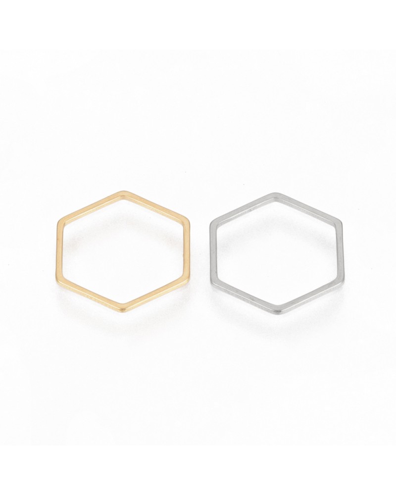Conector hex├ígono material para pulseras| Creasentidos