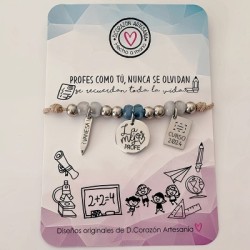 Pulsera para profesora | Dcorazón