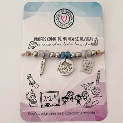 Pulsera para profesora | Dcorazón
