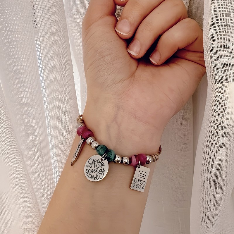 Pulsera para profesora | Dcorazón