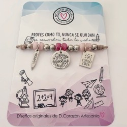 Pulsera para profesora | Dcorazón