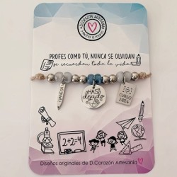 Pulsera para profesora | Dcorazón