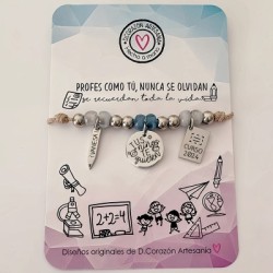 Pulsera para profesora | Dcorazón