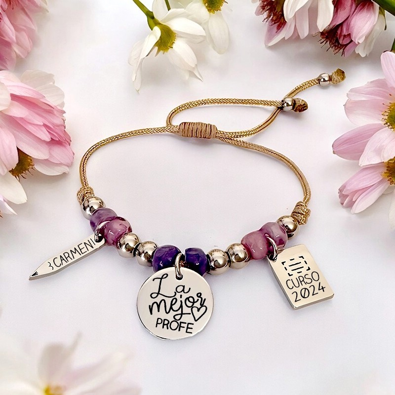 Pulsera para profesora | Dcorazón