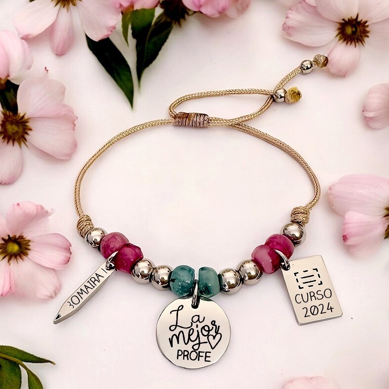 Pulsera para profesora | Dcorazón