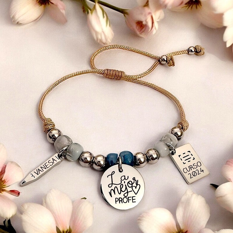 Pulsera para profesora | Dcorazón