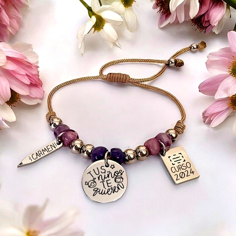 Pulsera para profesora | Dcorazón