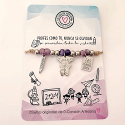 Pulsera para profesora | Dcorazón