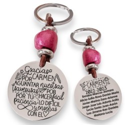 Precioso llavero para profesora| D.corazón