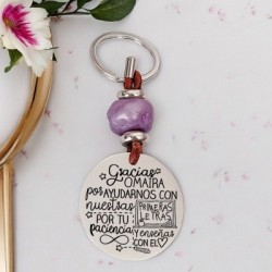 Precioso llavero para profesora| D.corazón