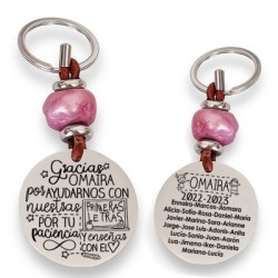Precioso llavero para profesora| D.corazón