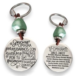 Precioso llavero para profesora| D.corazón