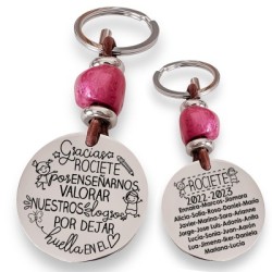 Precioso llavero para profesora| D.corazón