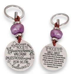 Precioso llavero para profesora| D.corazón