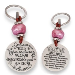 Precioso llavero para profesora| D.corazón
