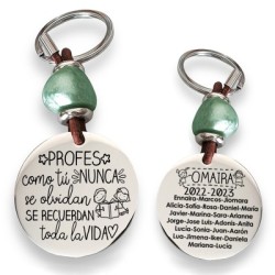 Precioso llavero para profesora| D.corazón
