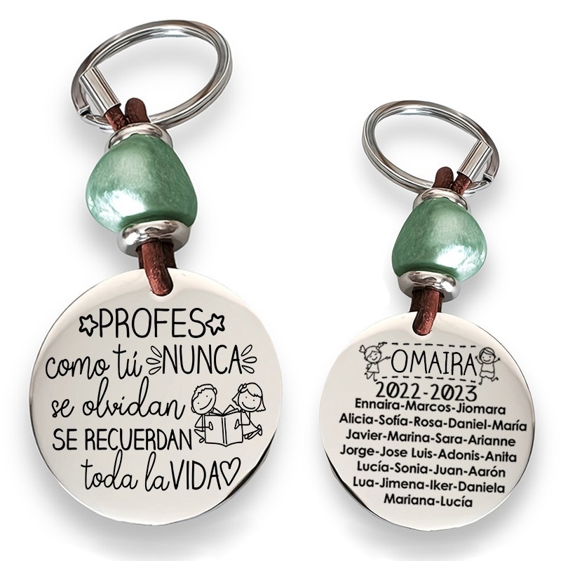 Precioso llavero para profesora| D.corazón