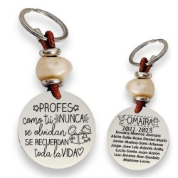 Precioso llavero para profesora| D.corazón