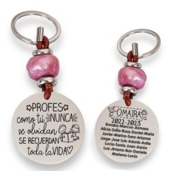 Precioso llavero para profesora| D.corazón