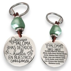 Precioso llavero para profesora| D.corazón