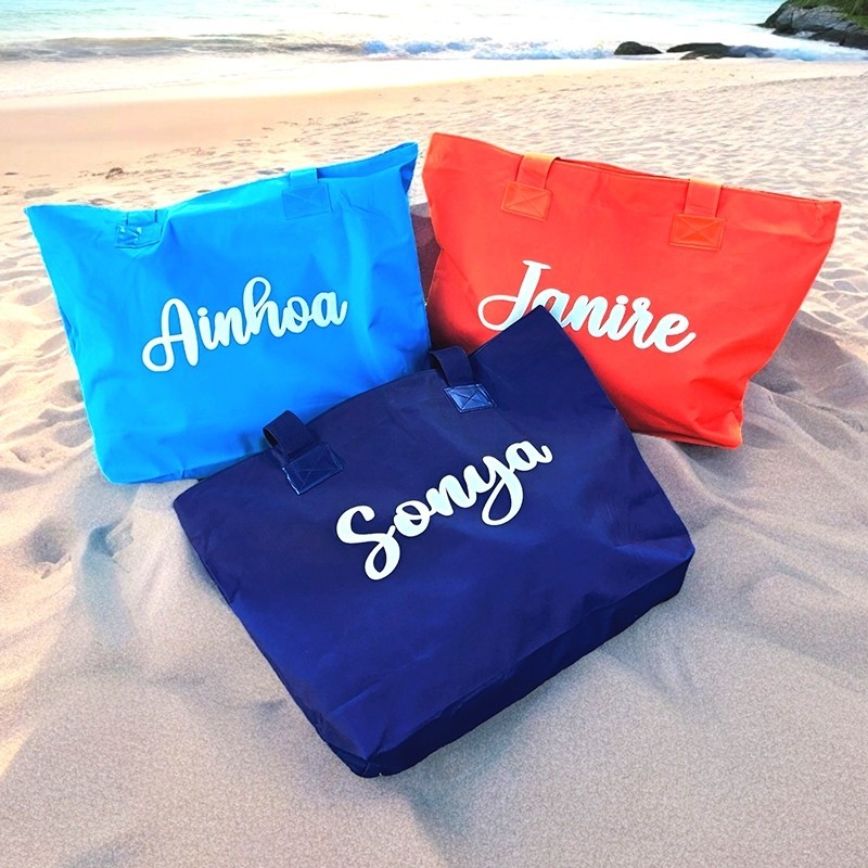 Bolsa de playa con nombre | Dcorazón
