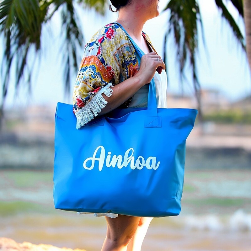 Bolsa de playa con nombre | Dcorazón