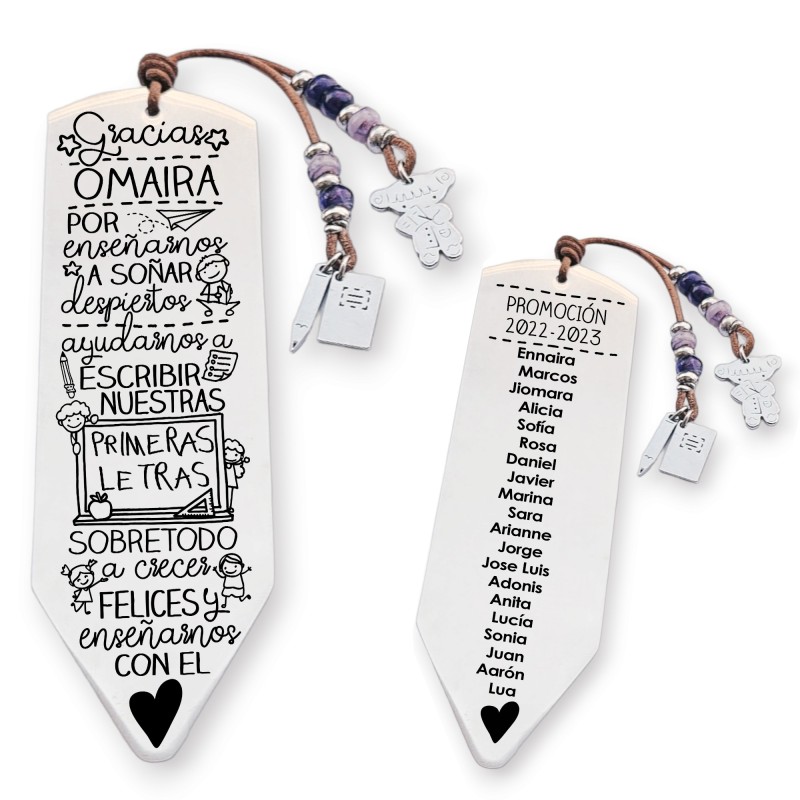 Marcapáginas personalizado | Dcorazón