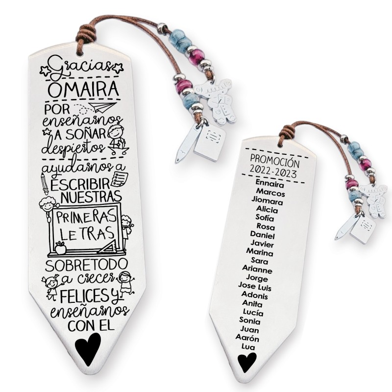 Marcapáginas personalizado | Dcorazón