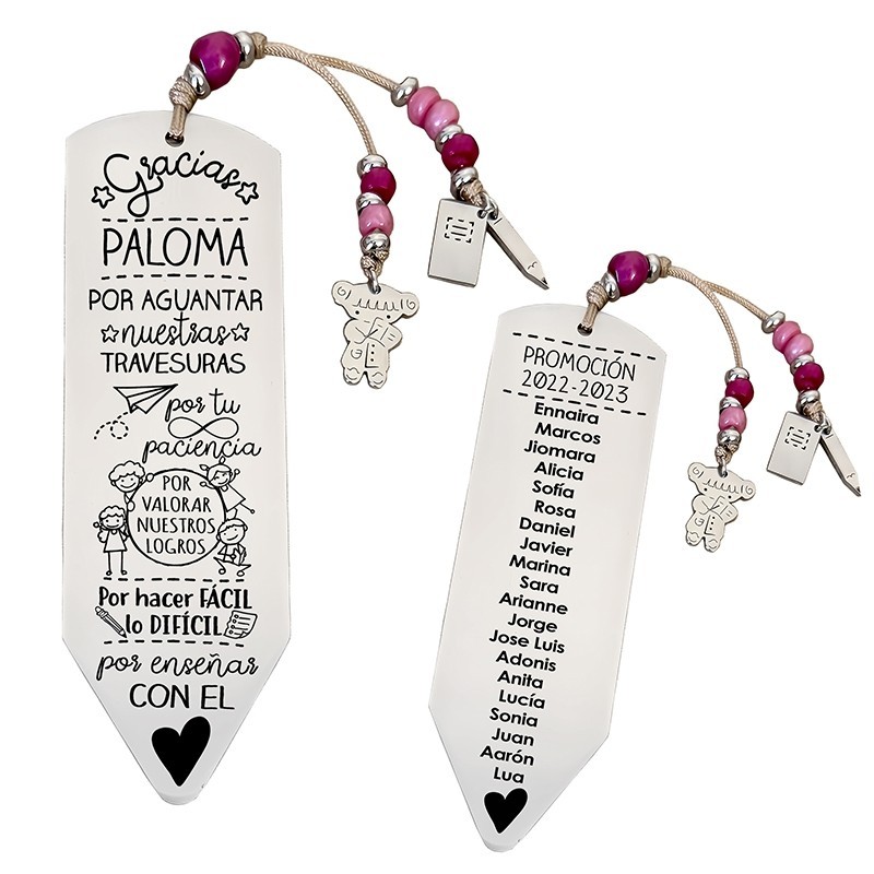 Marcapáginas personalizado | Dcorazón