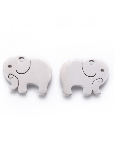 Elefante de la suerte de acero | Creasentidos